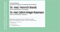 Desktop Screenshot of brandt-krieger-r.de
